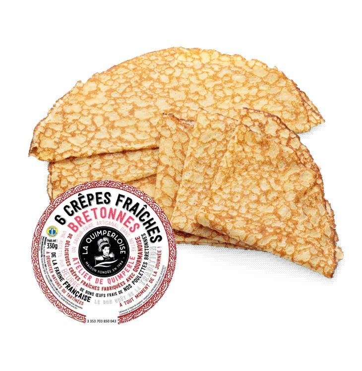 6 crêpes fraîches