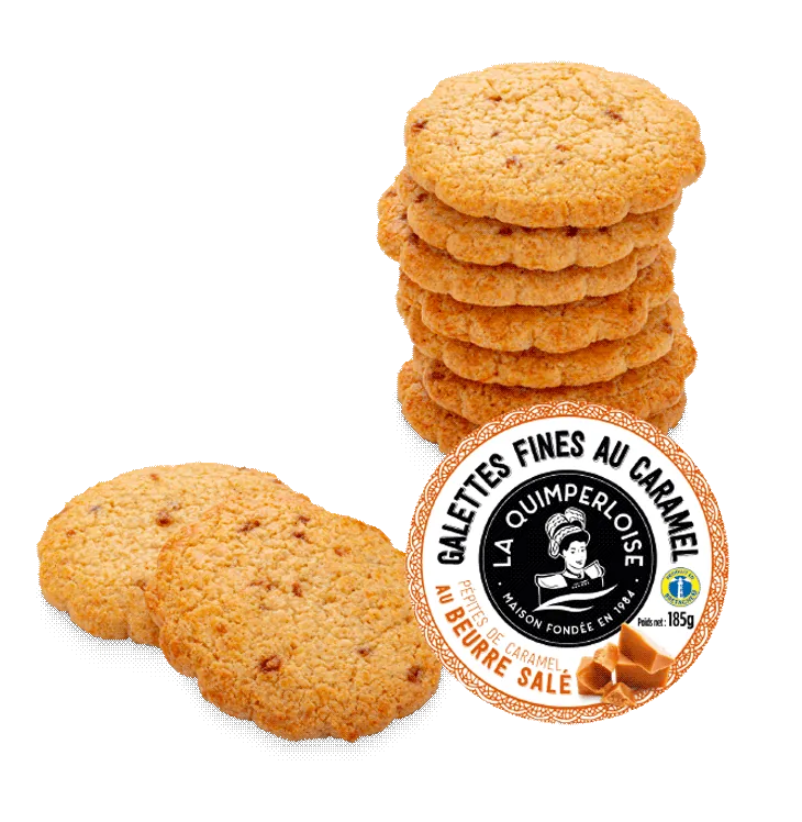 Galettes fines au caramel au beurre salé