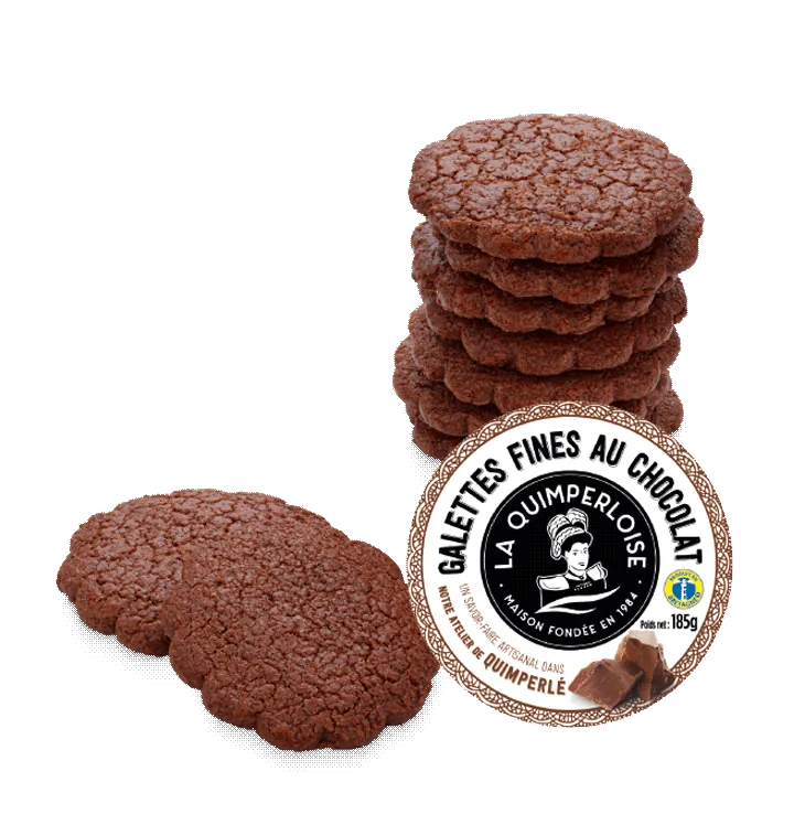 Galettes fines au chocolat