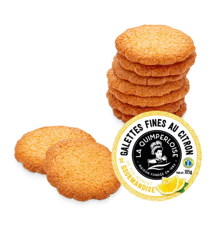 Galettes fines au citron