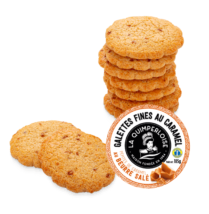 Galettes fines au caramel au beurre salé