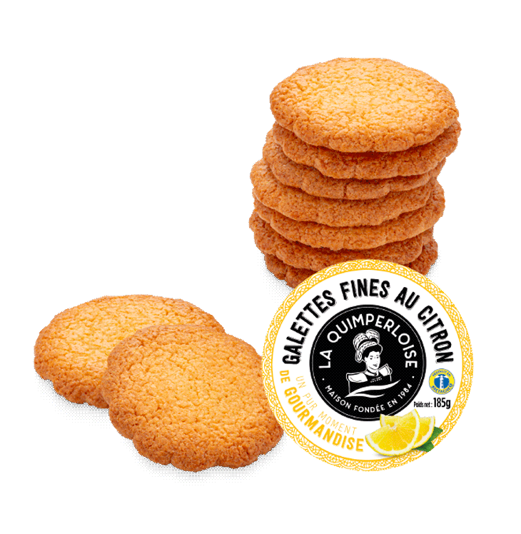 Galettes fines au citron